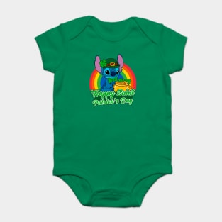 Stitch St. Patrick's Day Baby Bodysuit